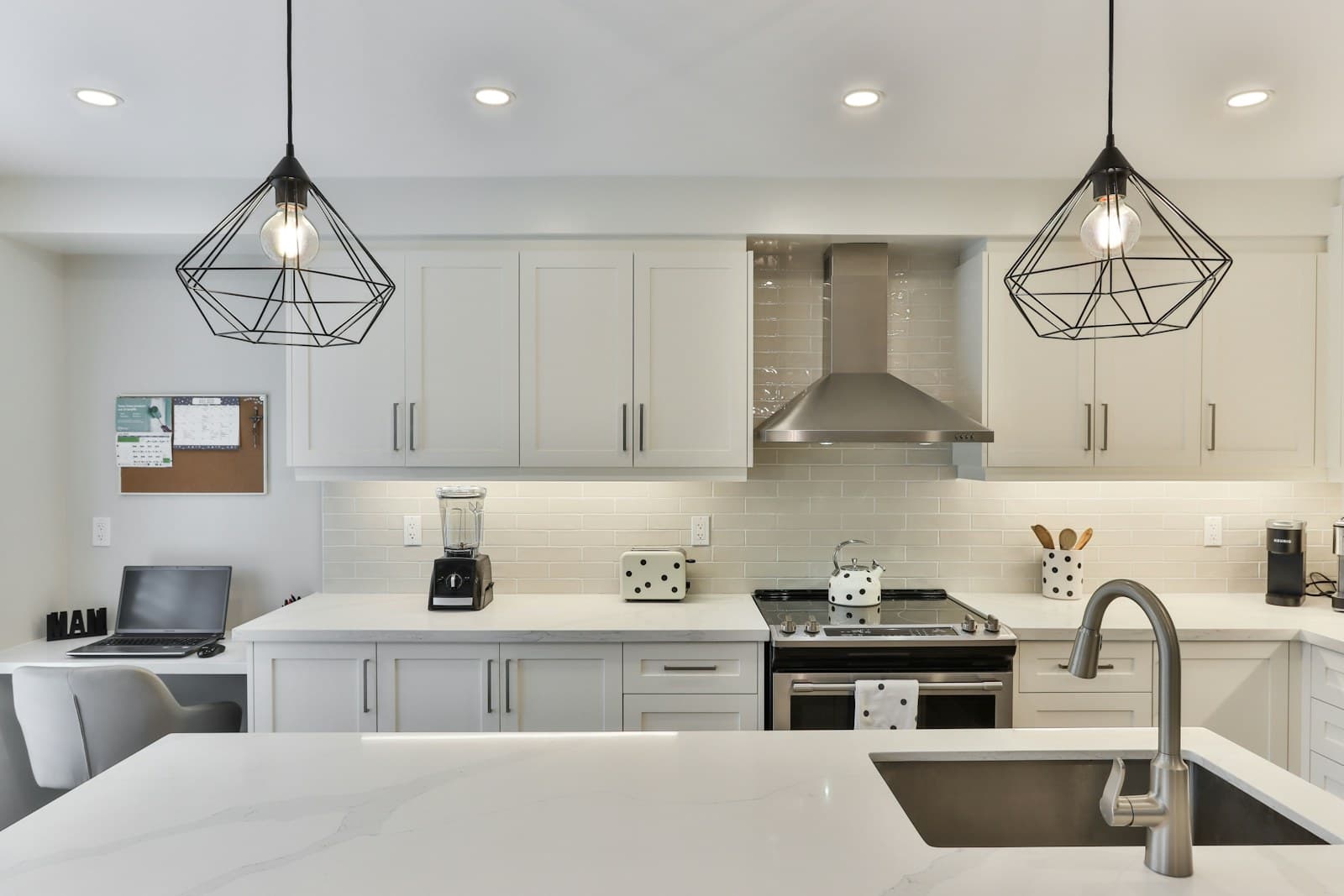 Silver Mist kitchen countertop in a contemporary kitchen